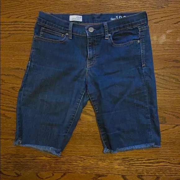 GAP Pants - Gap knee-length jean shorts